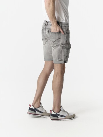 KOROSHI Regular Cargojeans in Zwart