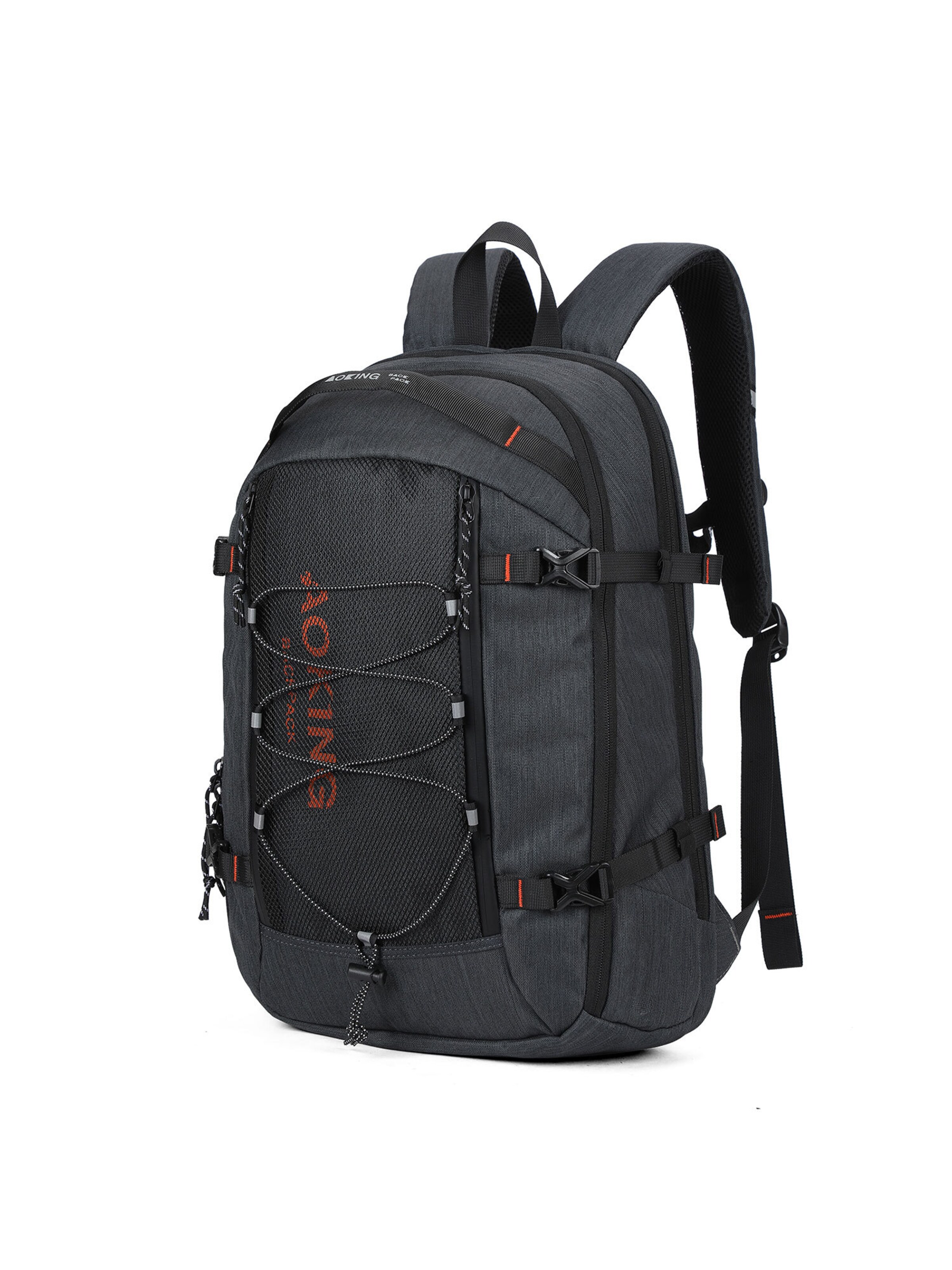 Aoking Backpack in Grey: front