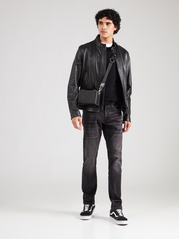 MUSTANG Slimfit Jeans 'Oregon' in Schwarz