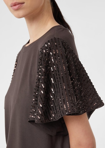 COMMA T-Shirt in Braun