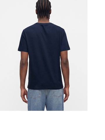 Abercrombie & Fitch T-shirt 'ESSENTIAL' i blå