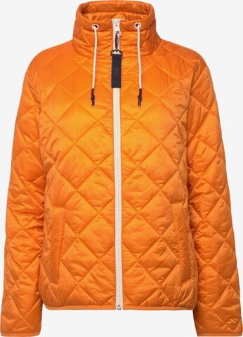 LAURASØN Between-Season Jacket in Orange: front