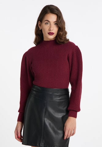 faina - Pullover em vermelho: frente