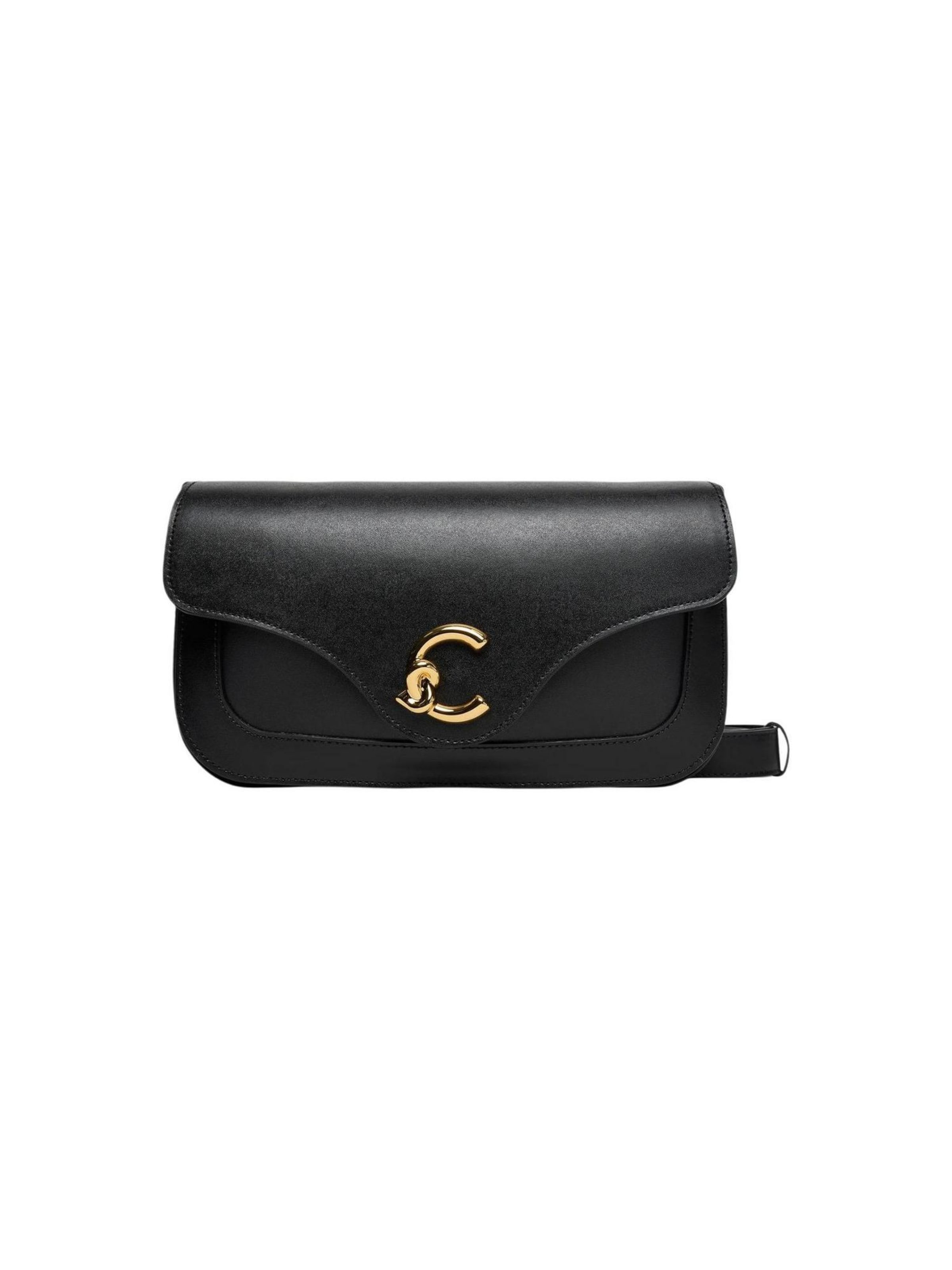 Coccinelle - Bolso de hombro 'C-ME CALF E1 SSK 12 03 21' en negro: frente