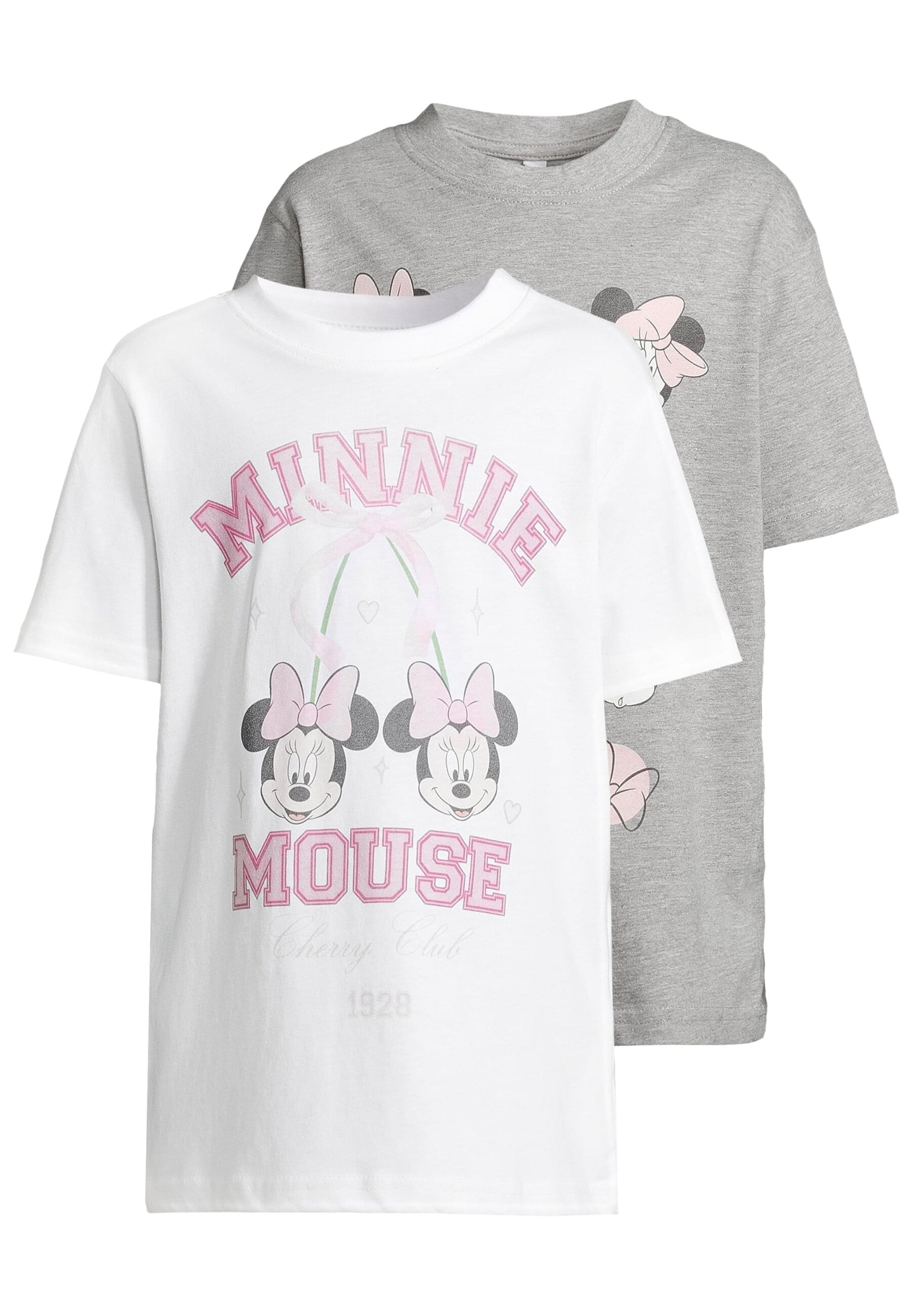 Maglietta 'Minnie Mouse' di Mister Tee in grigio: frontale