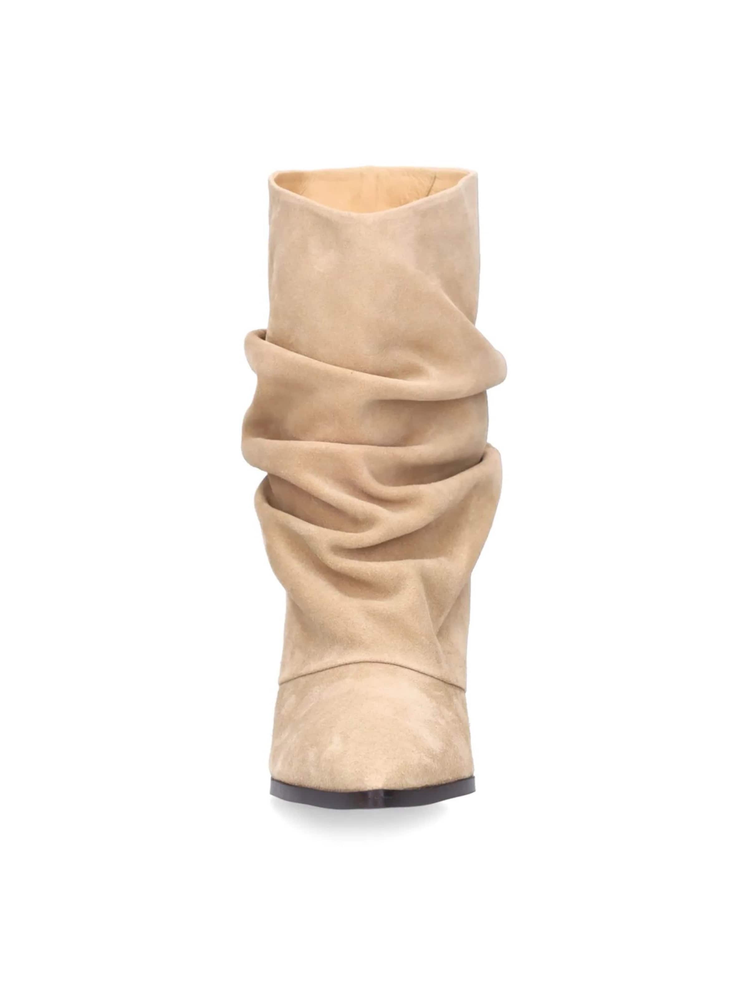 MANFIELD Stiefelette in Beige