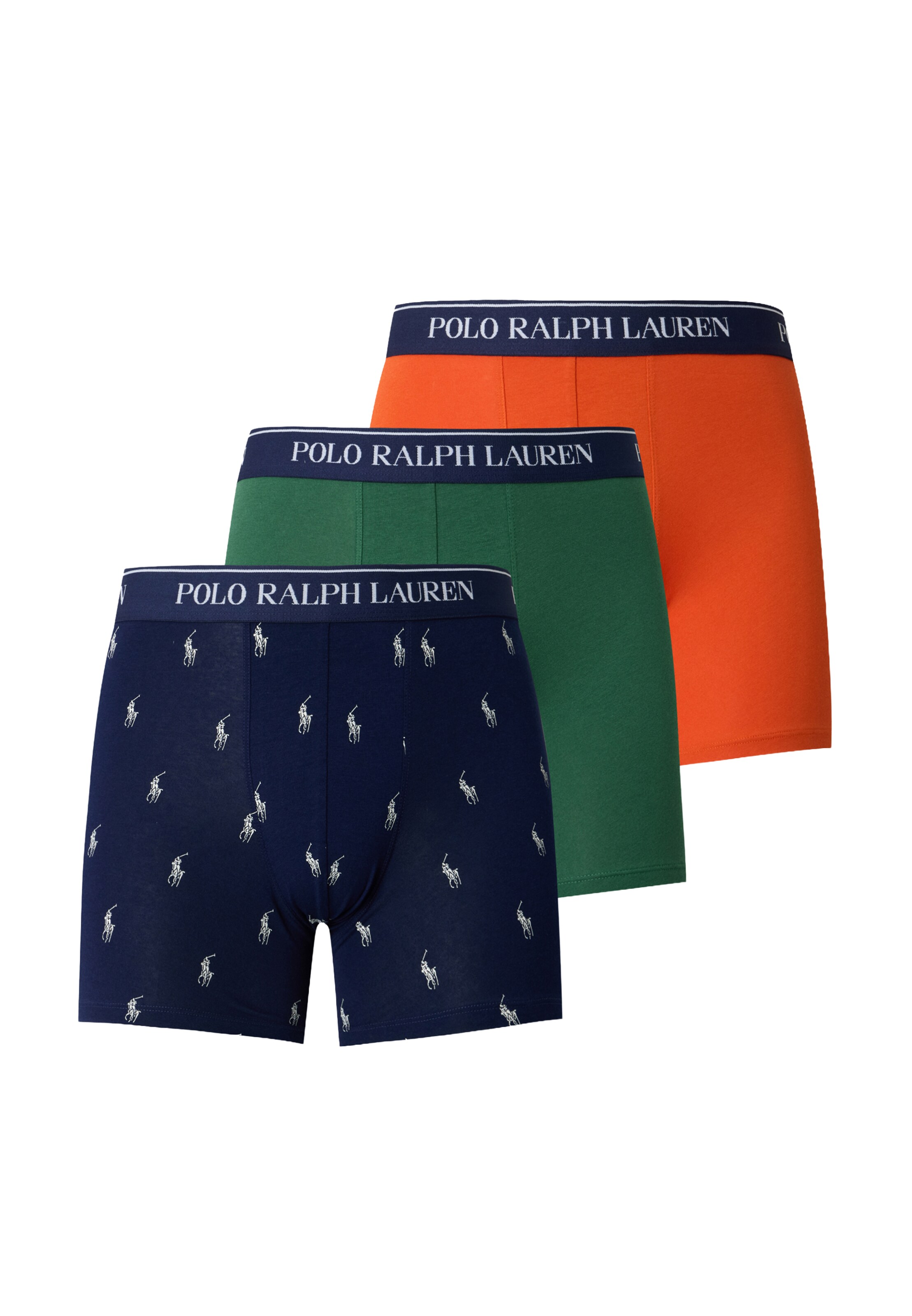 Polo Ralph Lauren Boksarice v velikosti S  | mornarska / jelka / oranžna / bela barva, Prikaz izdelka
