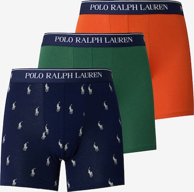 S dydžio Boxer trumpikės iš Polo Ralph Lauren, spalva – tamsiai mėlyna / tamsiai žalia / oranžinė / balta, Prekių apžvalga