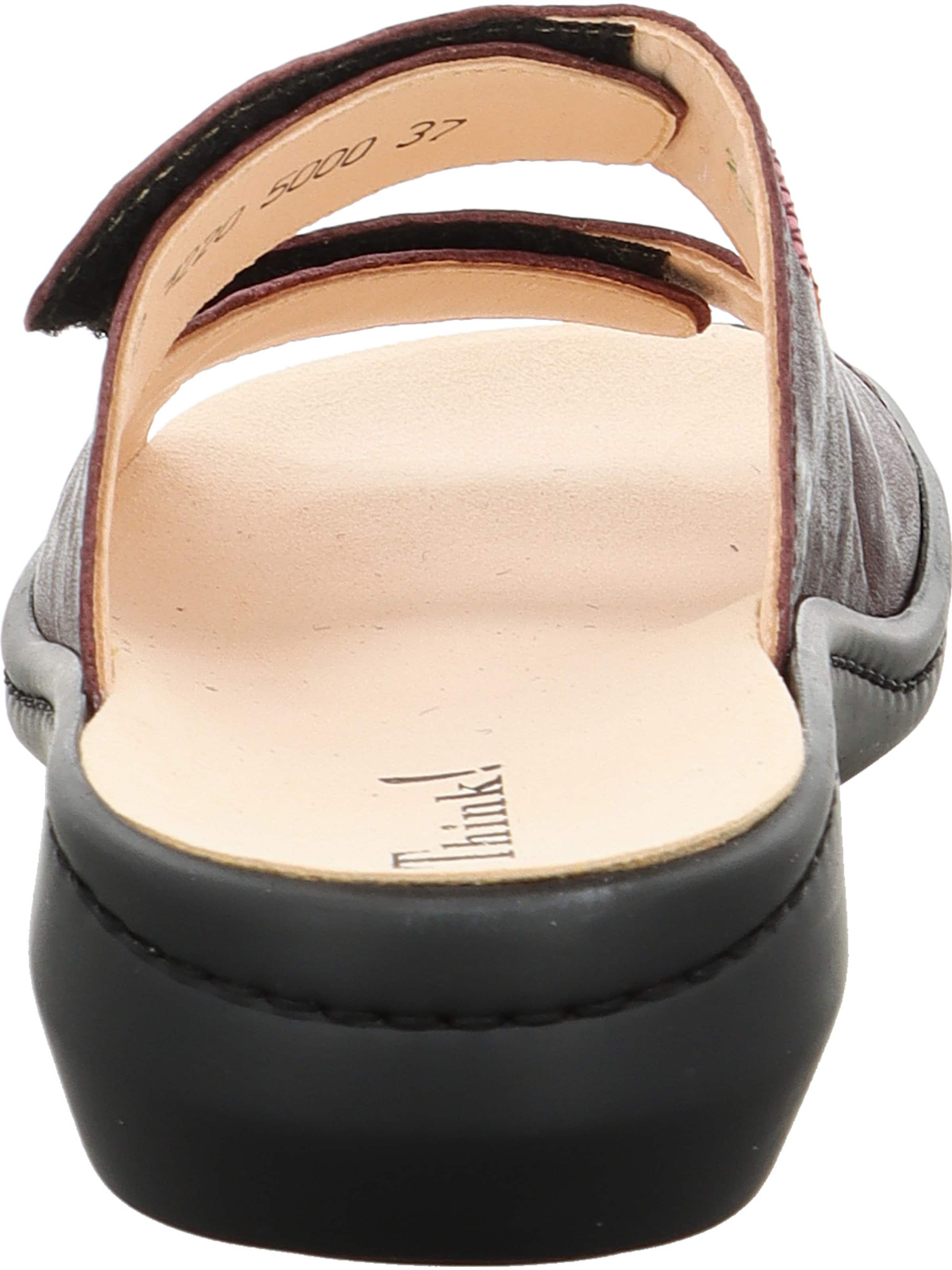 THINK! Pantolette 'CAMILLA' in Braun