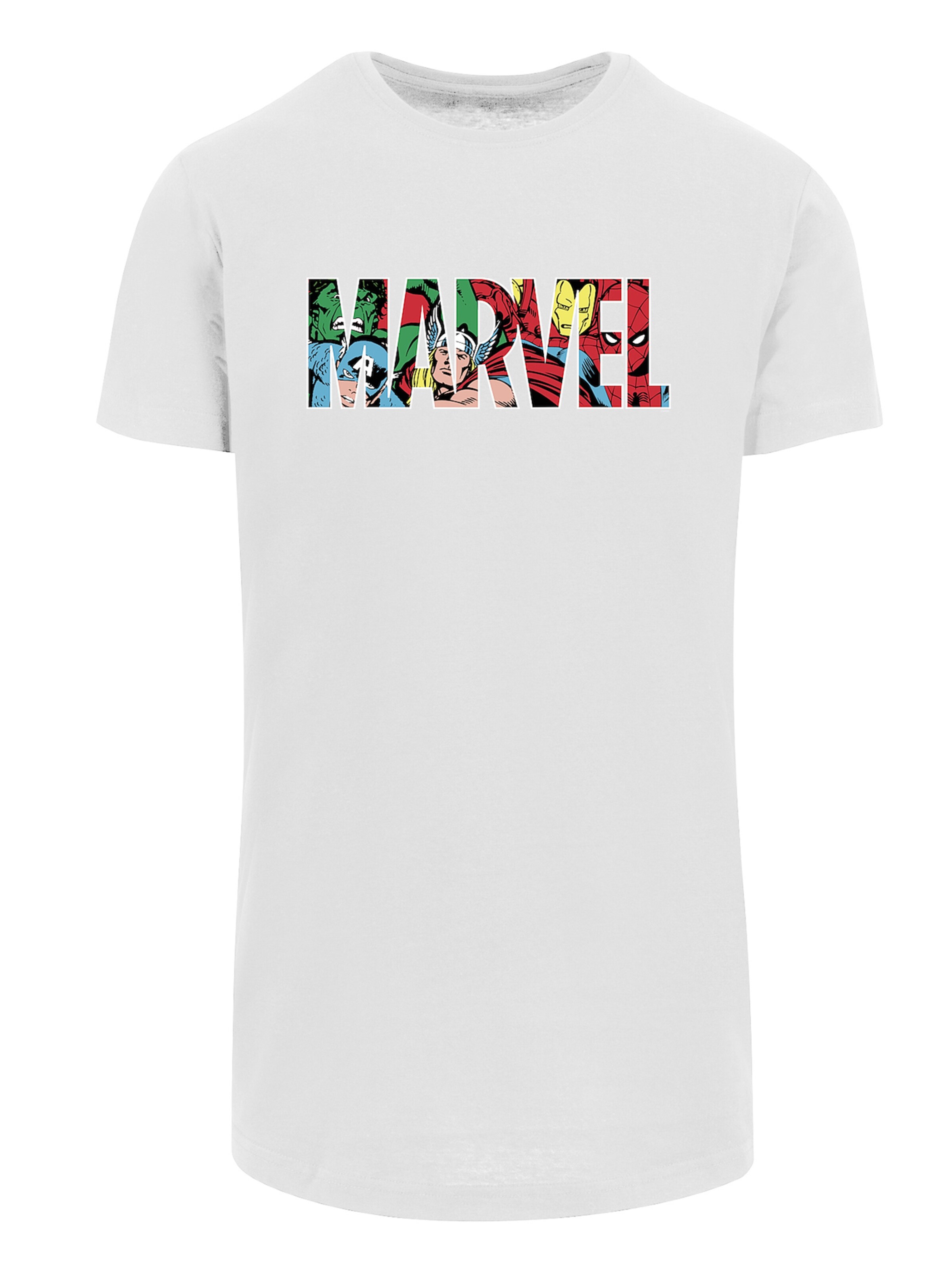 F4NT4STIC Shirt 'Marvel Avengers' in White: front