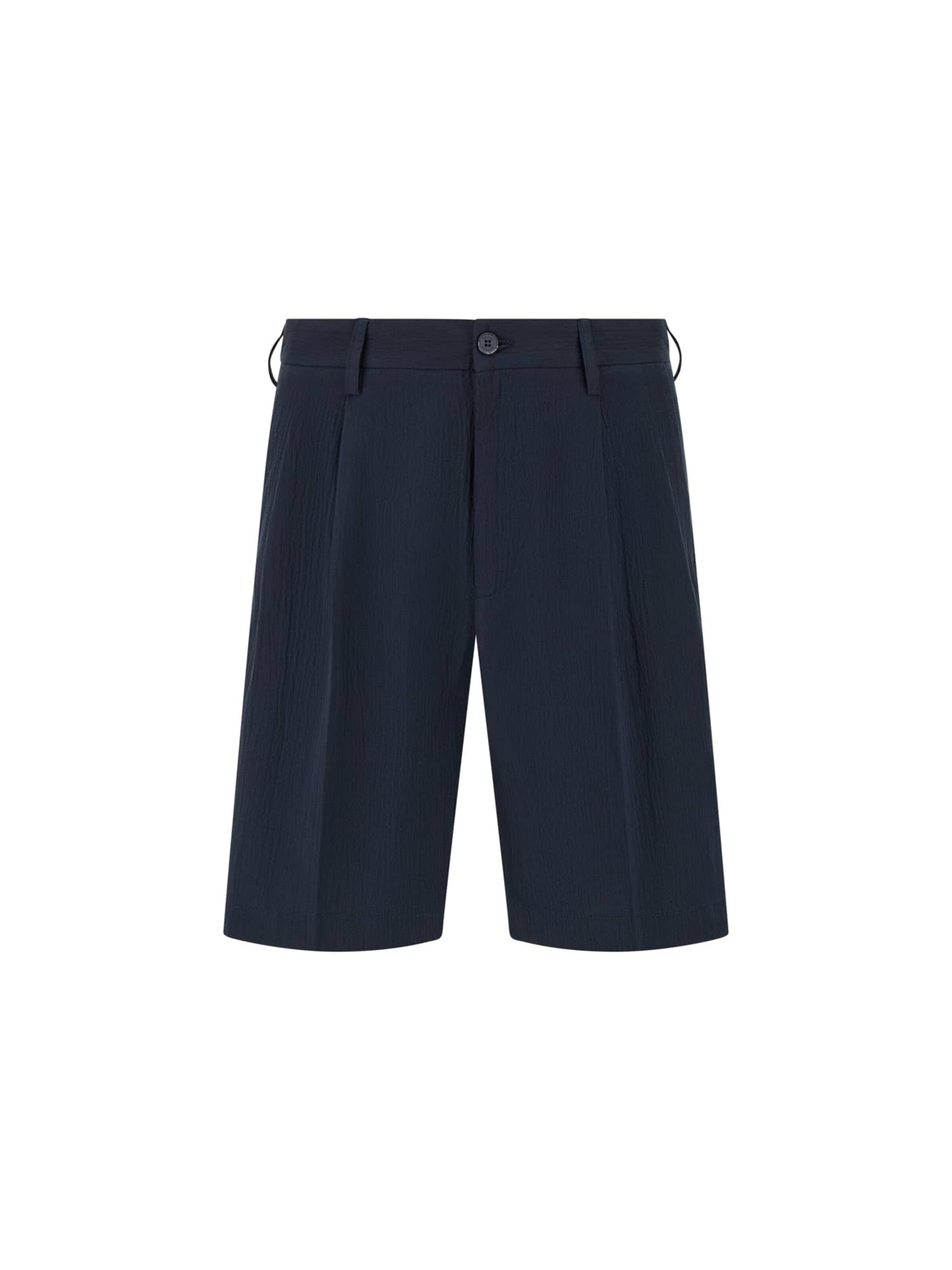 Boggi Milano Широка кройка Панталон с набор в синьо: отпред