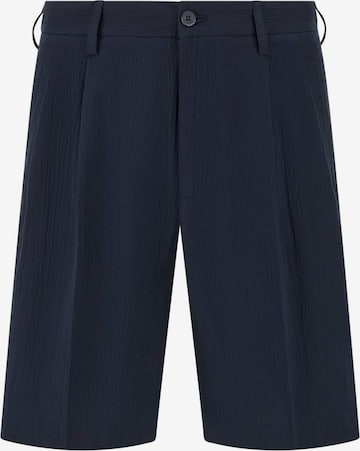 Boggi MilanoLoosefit Hlače s naborima - plava boja: prednji dio