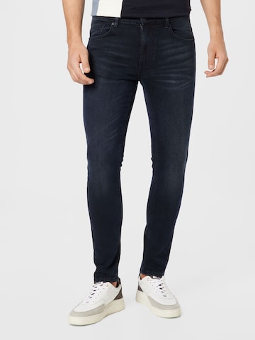 BURTON MENSWEAR LONDON Skinny Farmer - kék: elől