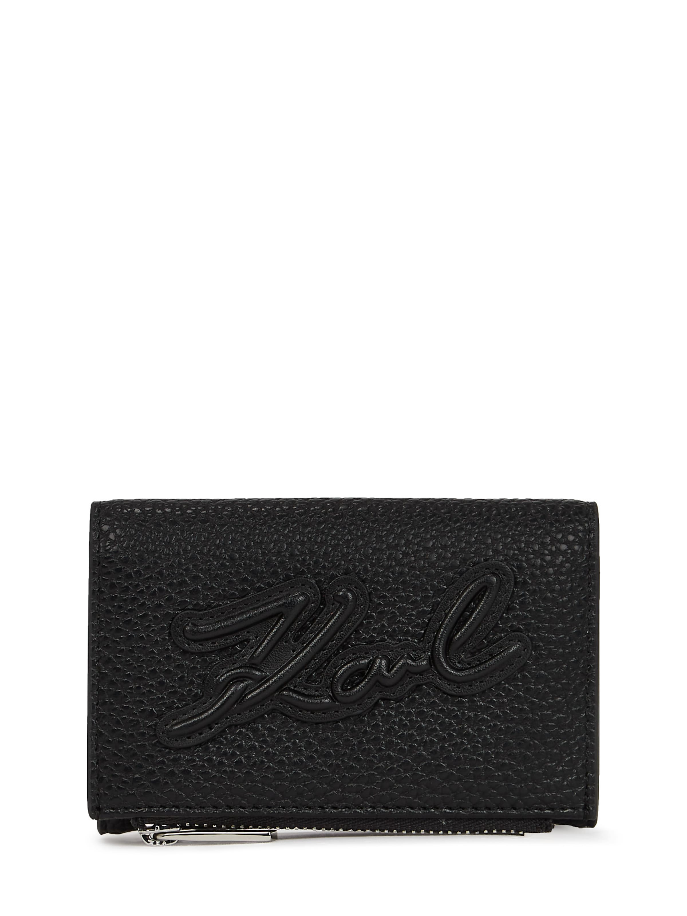 Porte-monnaies Karl Lagerfeld en noir : devant