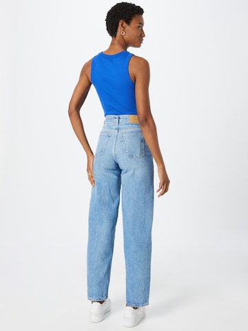 WEEKDAY Wide leg Jeans 'Rail' in Blauw