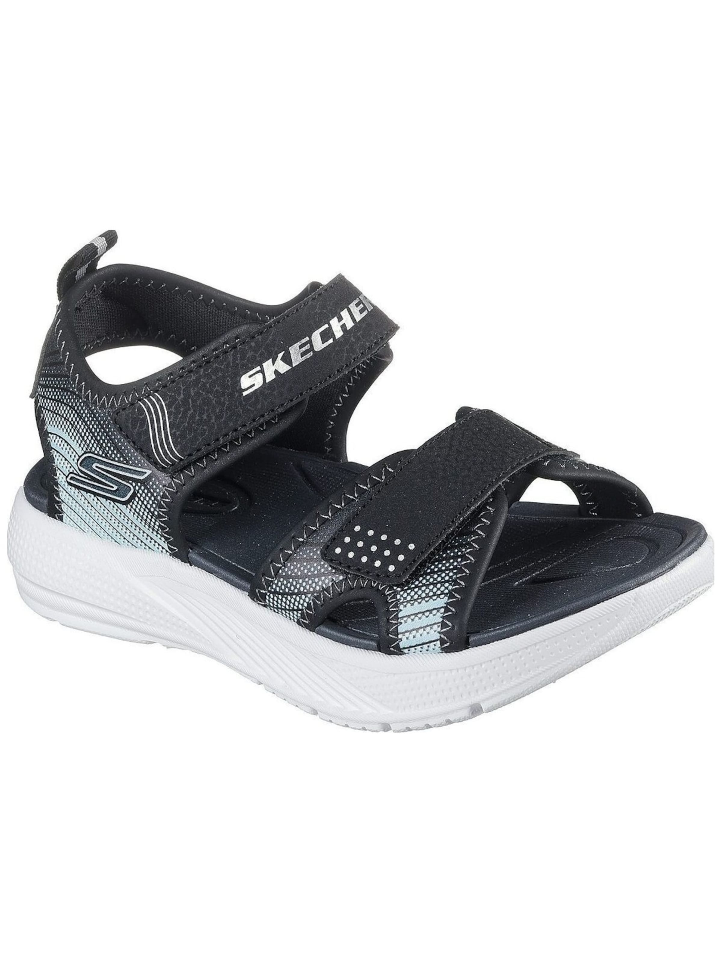 SKECHERS Offene Schuhe 'Microspec-Splash'‌‌‌‌‌‌‌‌‌ in Schwarz: Vorderseite