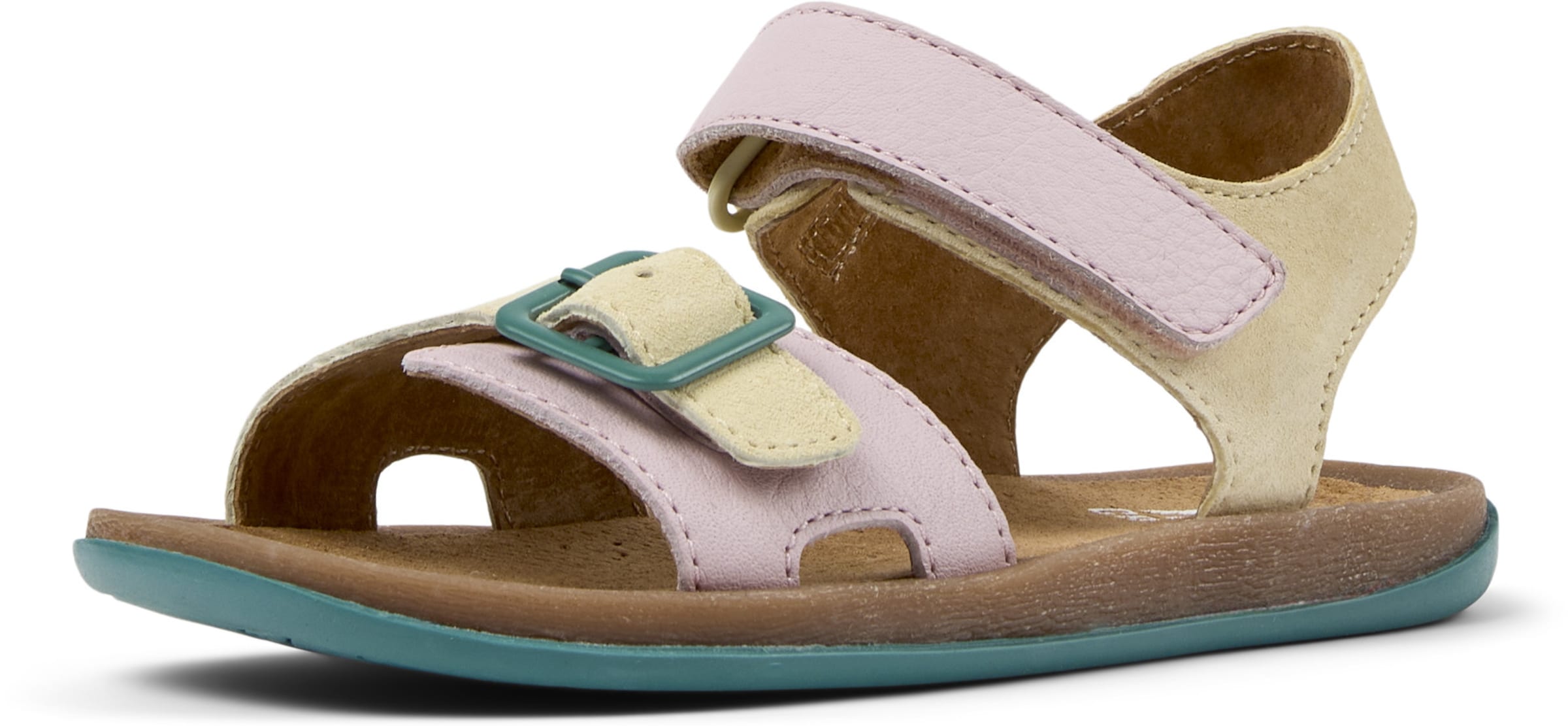 CAMPER - Sandalias 'Bicho Kids Twins' en amarillo: frente