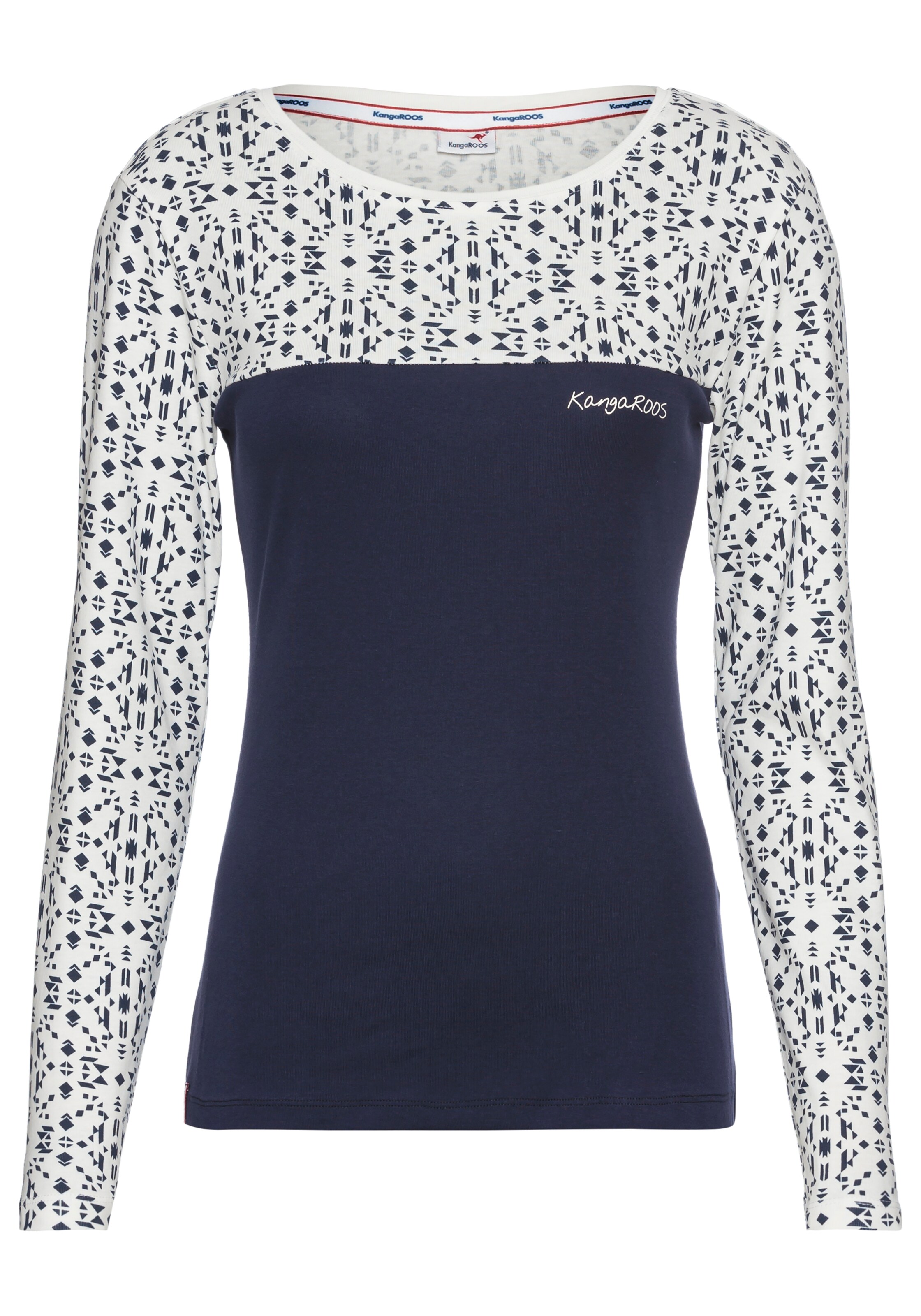 KangaROOS Shirt in Blau: Vorderseite