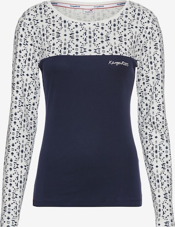KangaROOS Shirt in Blau: Vorderseite