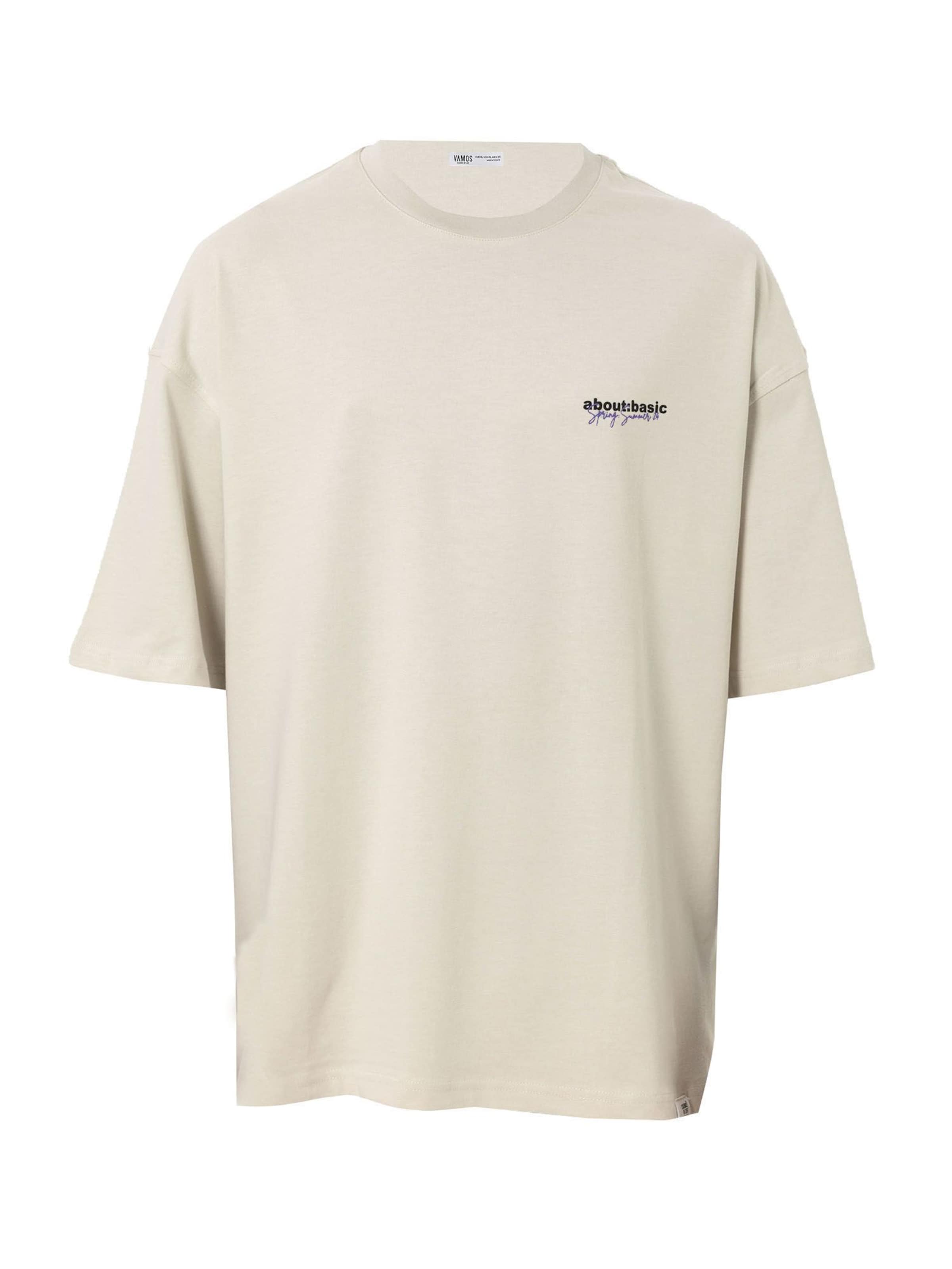 VAMOS CLO Футболка 'Coral Bells' в Бежевый: спереди