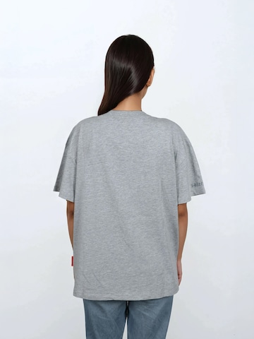 salzhaut Shirt 'Weven' in Grijs