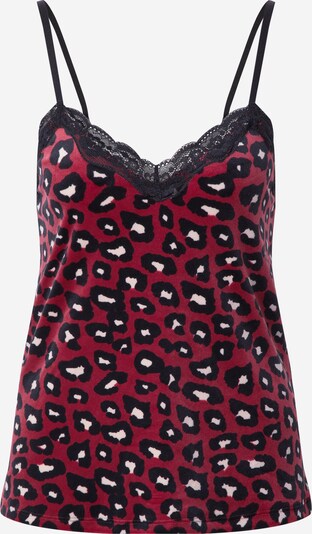 Hunkemöller Tričko na spaní - červená / černá / bílá, Produkt