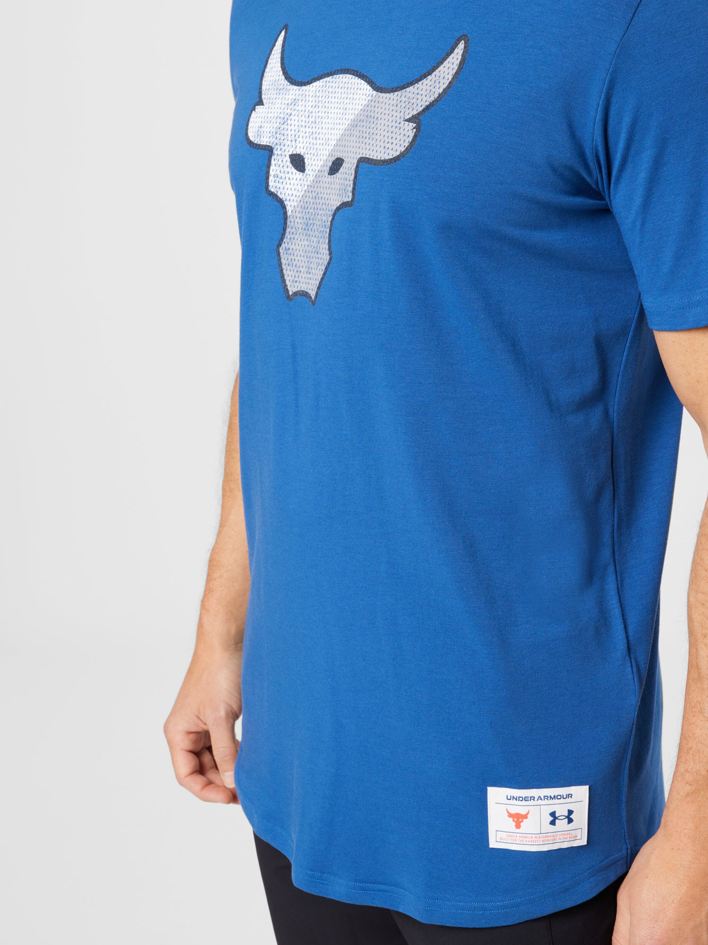 Homme T-Shirt fonctionnel UNDER ARMOUR en Bleu 