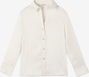 Camicia da donna di oltre in bianco: frontale
