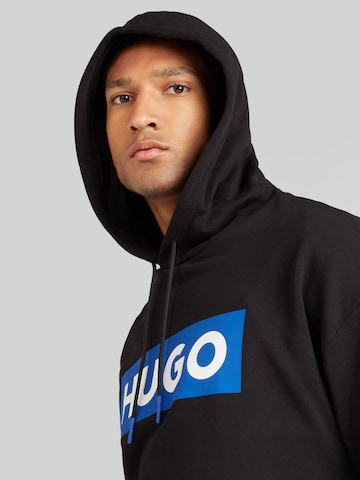 Sweat-shirt 'Nalves' HUGO Blue en noir