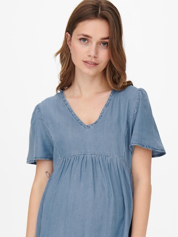 Only Maternity Kleid in Blau