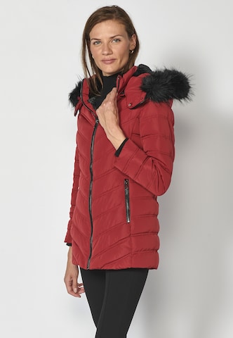 KOROSHI Winter parka in Red