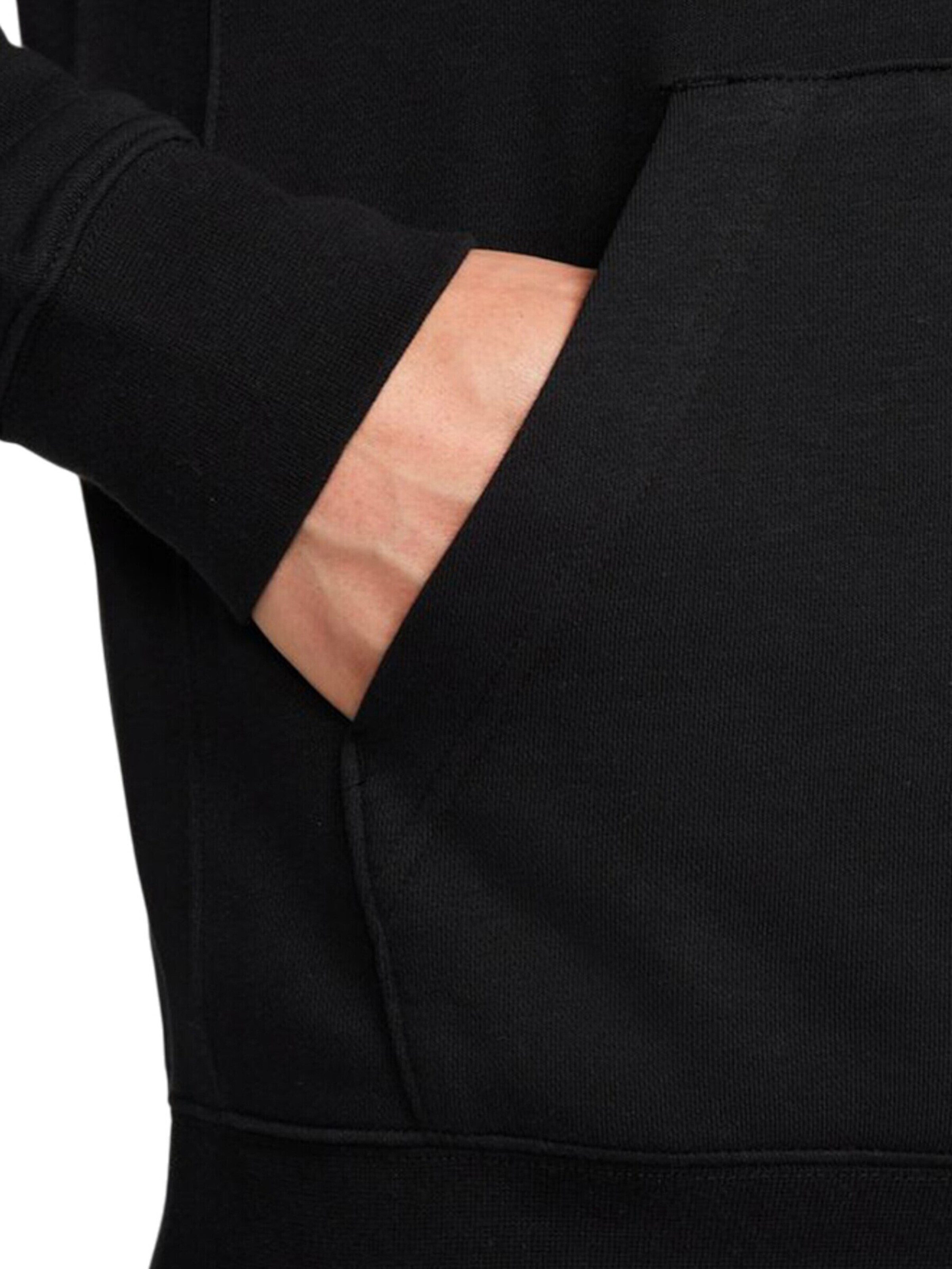 Nike Sportswear Sweatshirt 'Club' in Schwarz