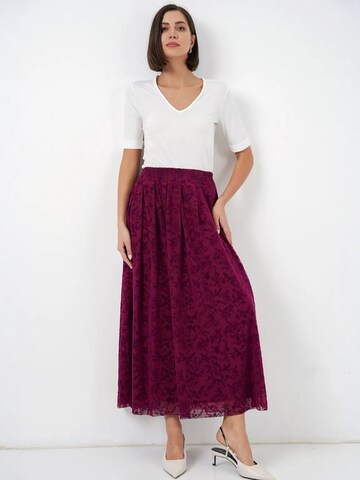 Bigdart Skirt in Purple