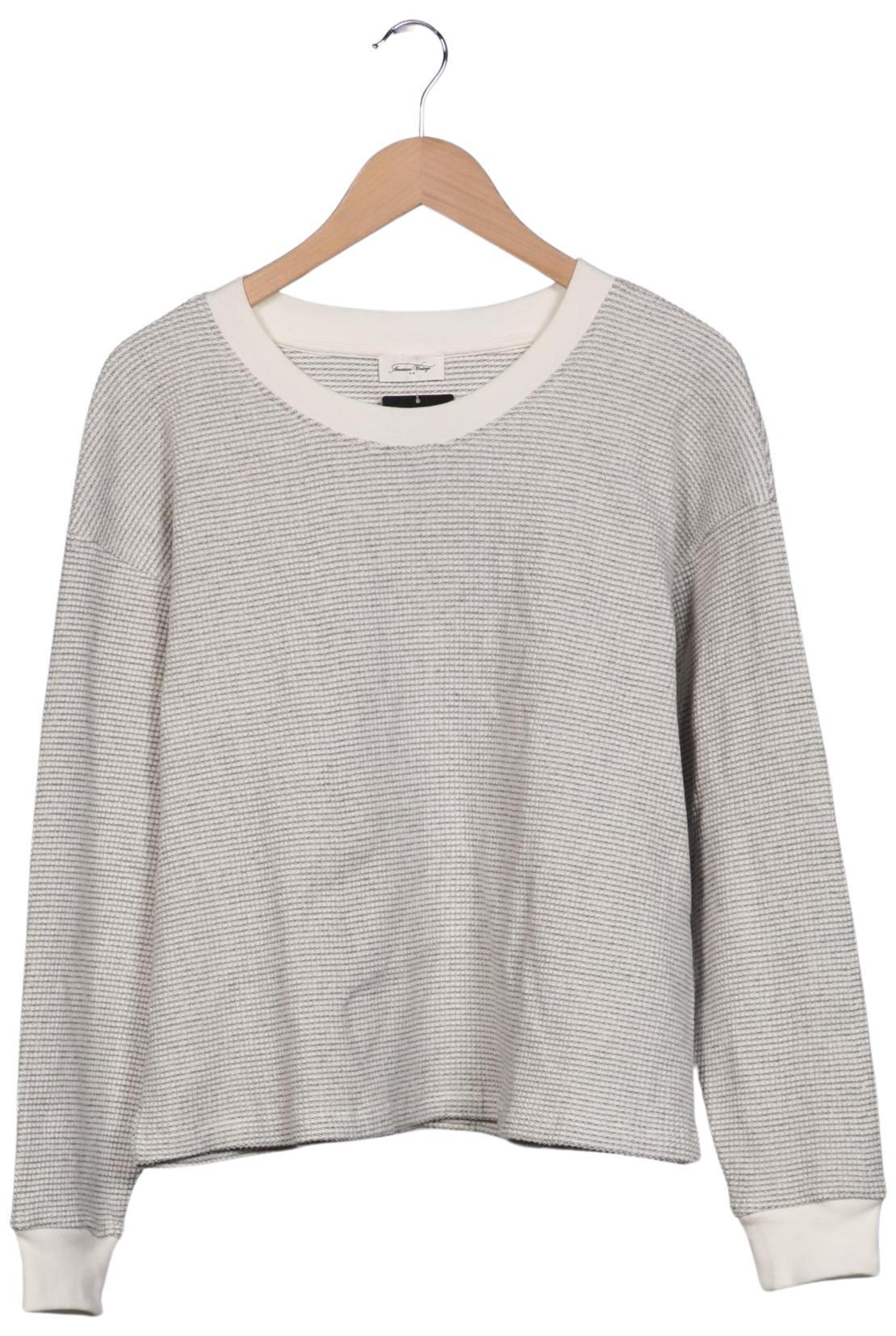 AMERICAN VINTAGE Sweatshirt & Zip-Up Hoodie in L in Grey: front