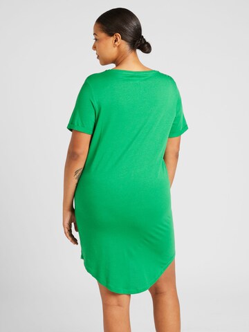 ONLY Carmakoma Obleka 'MAY' | zelena barva