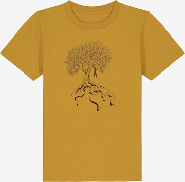 T-Shirt 'Kids Unisex Hanging On' Life-Tree en marron : devant