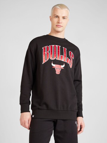 NEW ERA Sweatshirt 'NBA ARCH' i svart: framsida