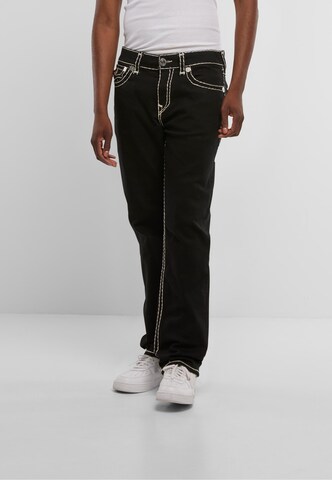 True Religion Regular Jeans 'Ricky' in Zwart: voorkant