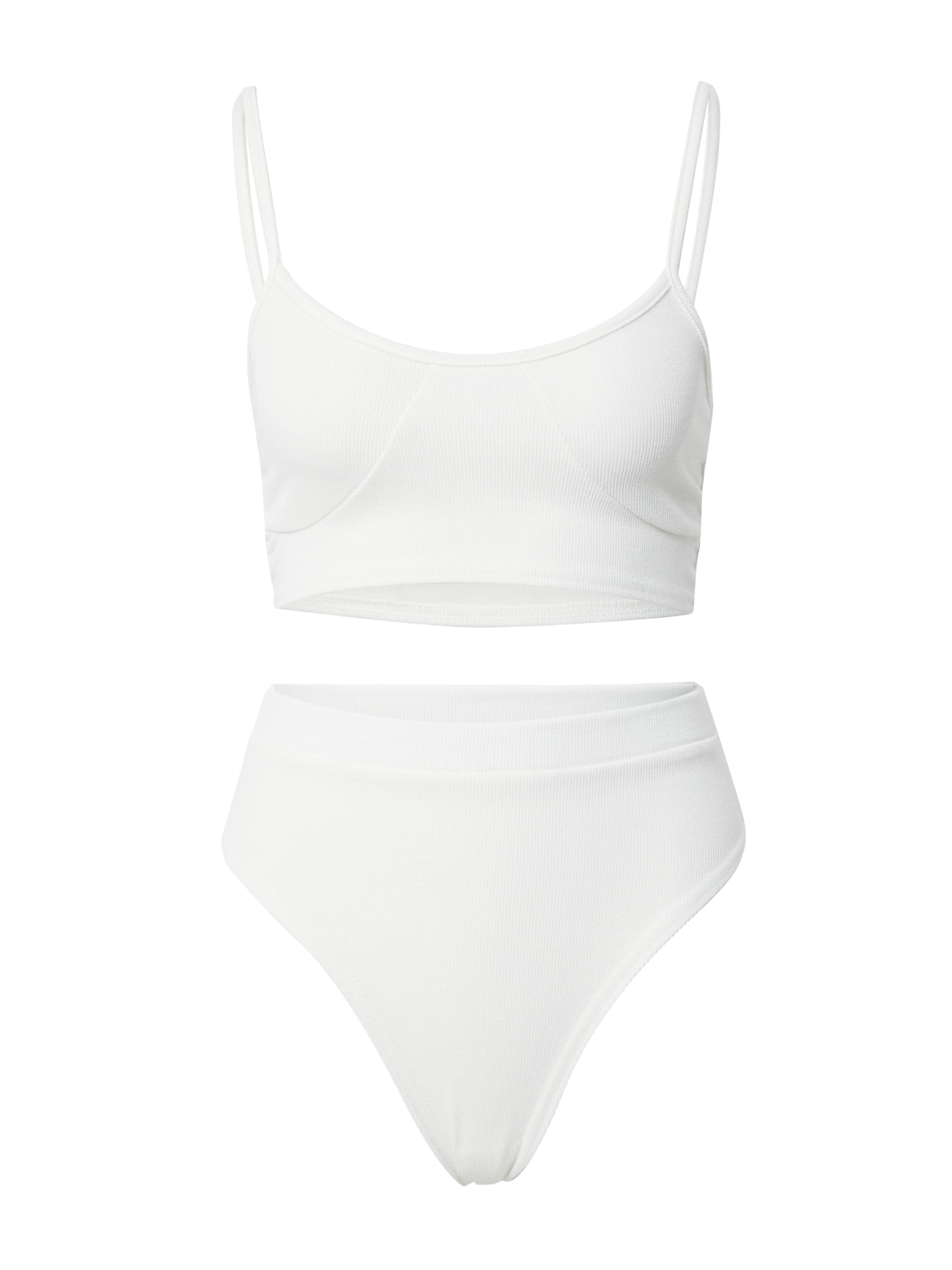 balta Nasty Gal Biustjė Apatinių komplektai: priekis