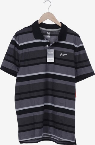 NIKE Poloshirt XL in Schwarz: predná strana