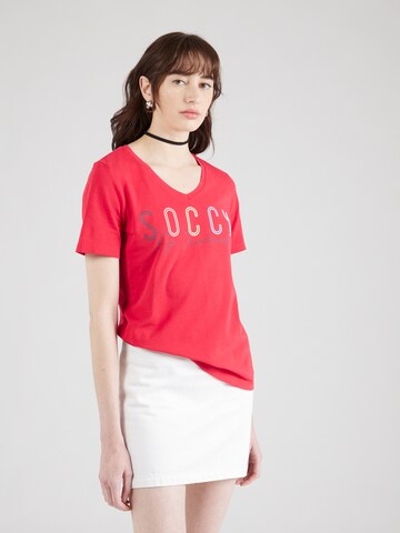 Soccx T-Shirt in Rot: Vorderseite