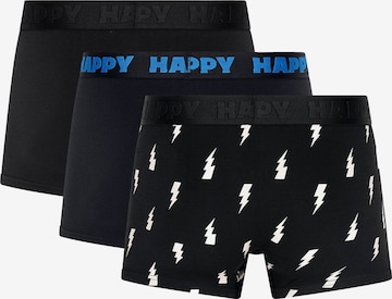 Happy Socks - Calzoncillo boxer en negro: frente