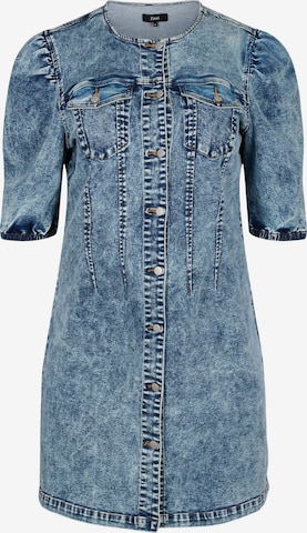 Zizzi Dress in Blue: front