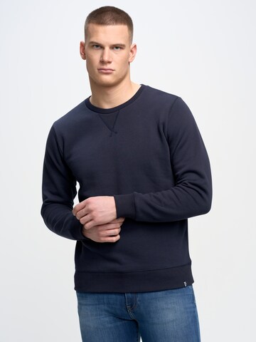 BIG STAR Sweatshirt  'MARLTONES ' in Blau