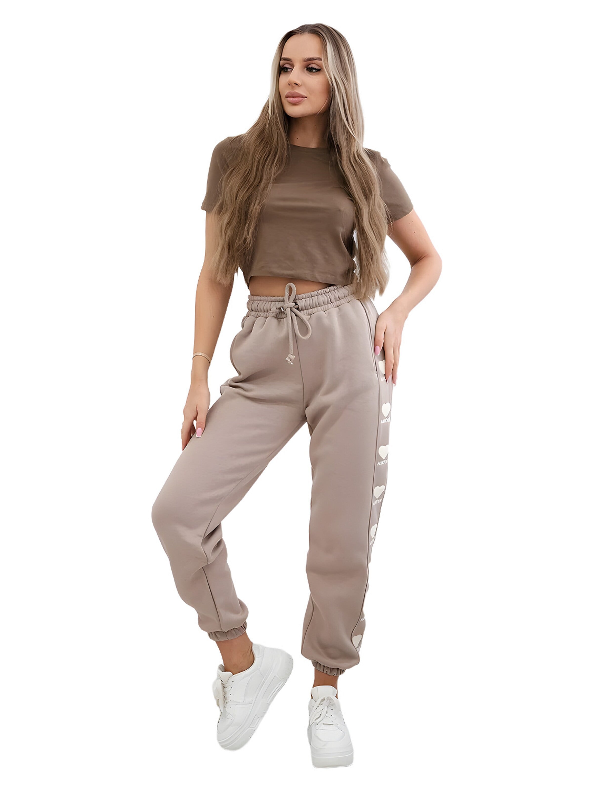 Lumera Pants in Beige: front