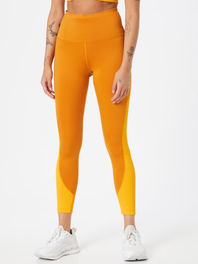 Pantaloni sport Reebok Sport pe galben / portocaliu, Vizualizare model