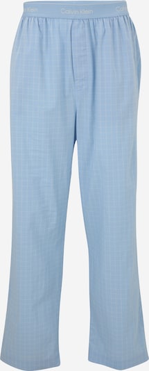 Pižaminės kelnės iš Calvin Klein Underwear, spalva – šviesiai mėlyna / balta, Prekių apžvalga