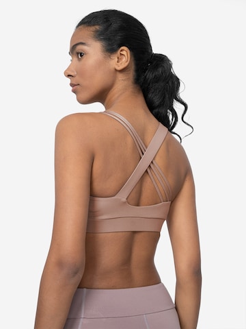 4F Triangle Sports bra in Brown