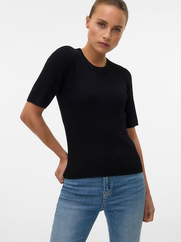 Pull-over 'VMSILJE' VERO MODA en noir : devant