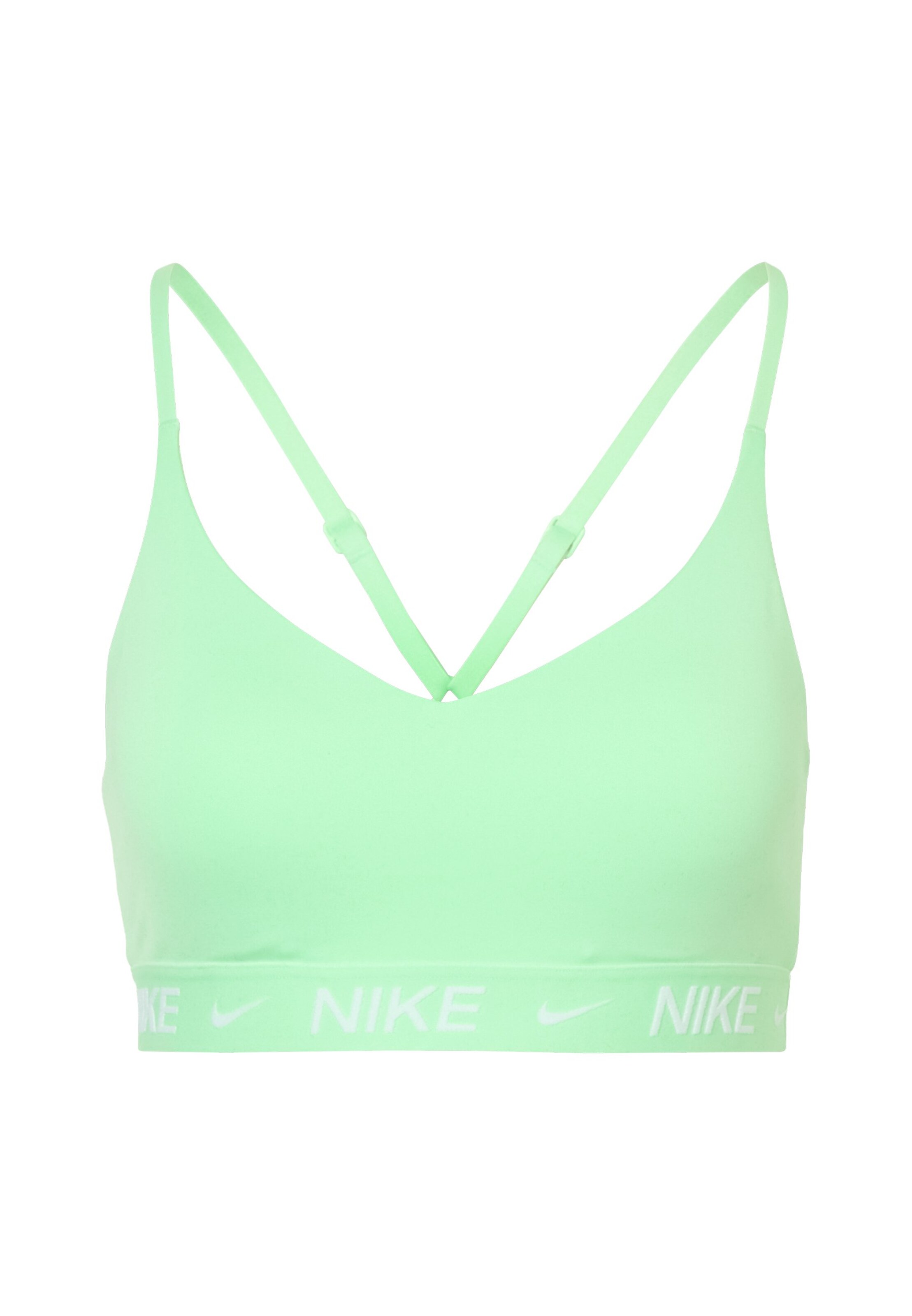 NIKE Sports bra 'INDY' in Green: front